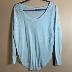 TNA Blue Long-Sleeved Top
